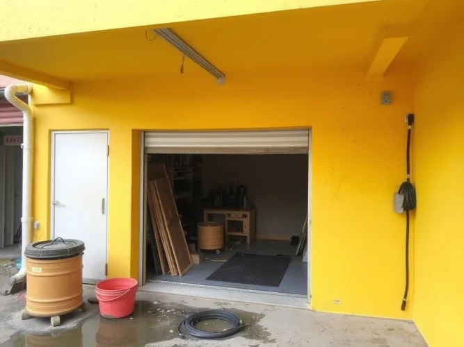 Reinigung nach einem Schadensfall im Keller und in der Garage in Nürnberg 90402